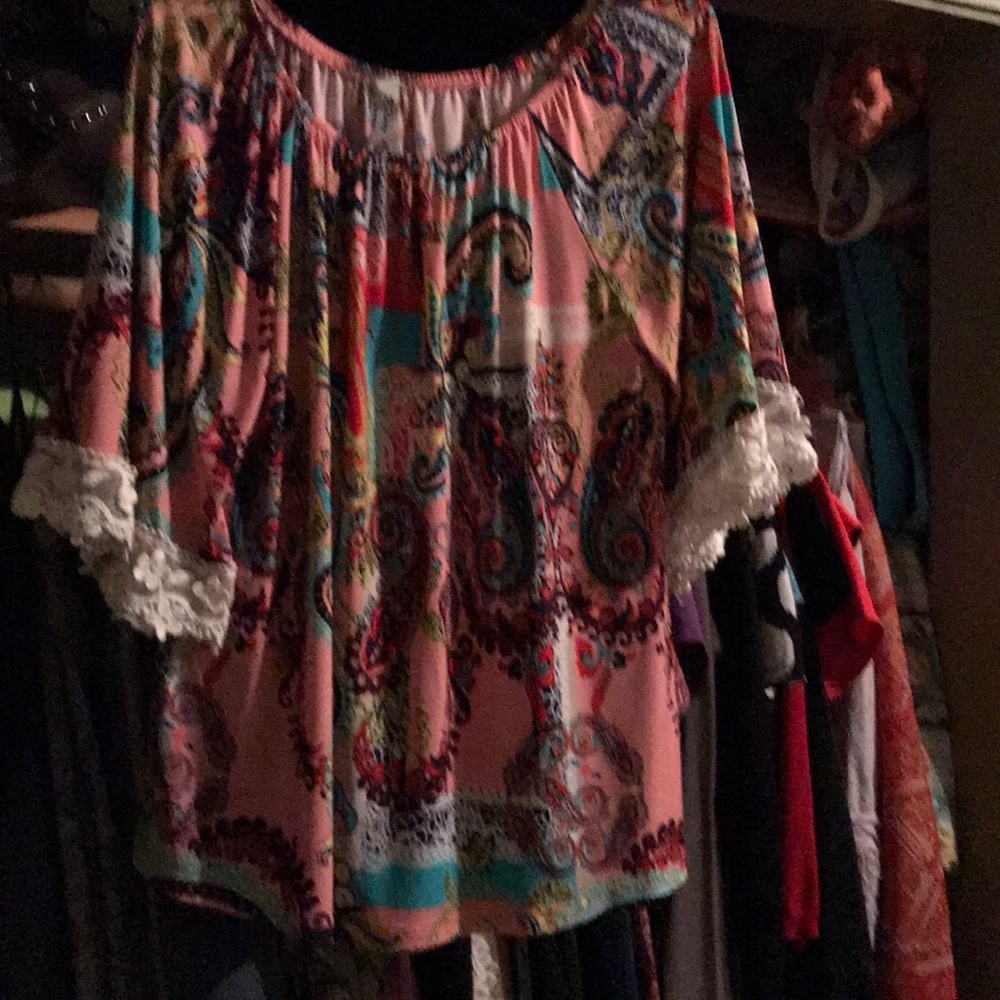 A colorful real dressy shirt